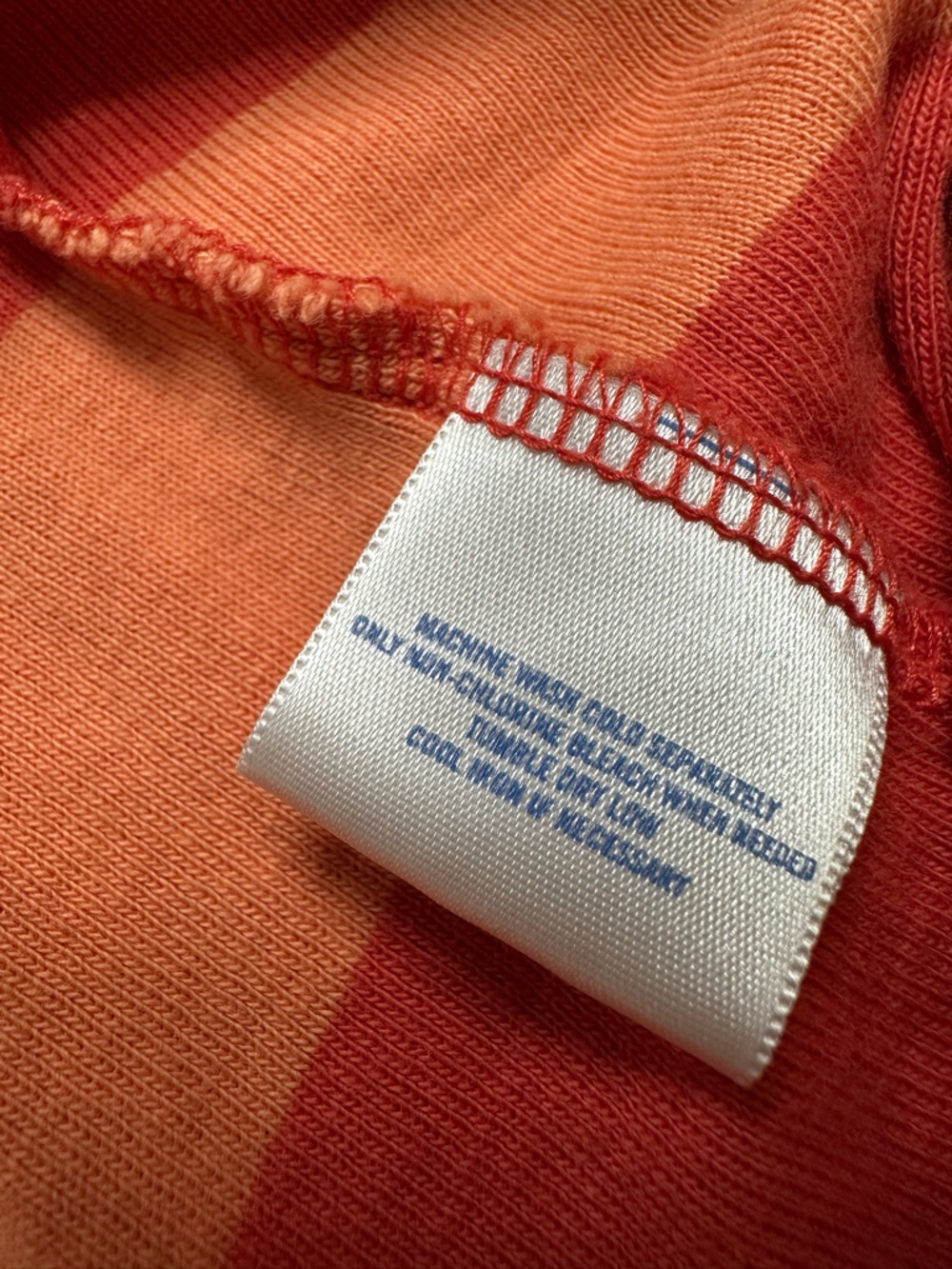 Aerie Striped light and dark orange zip hoodie, M - Picture 7 of 8